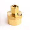 1/4 in. Compression X 1/2 in. D FPT Brass Coupling (Pack of 5)