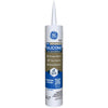 GE Advanced White Silicone 2 Window and Door Caulk Sealant 10.1 oz (Pack of 12)