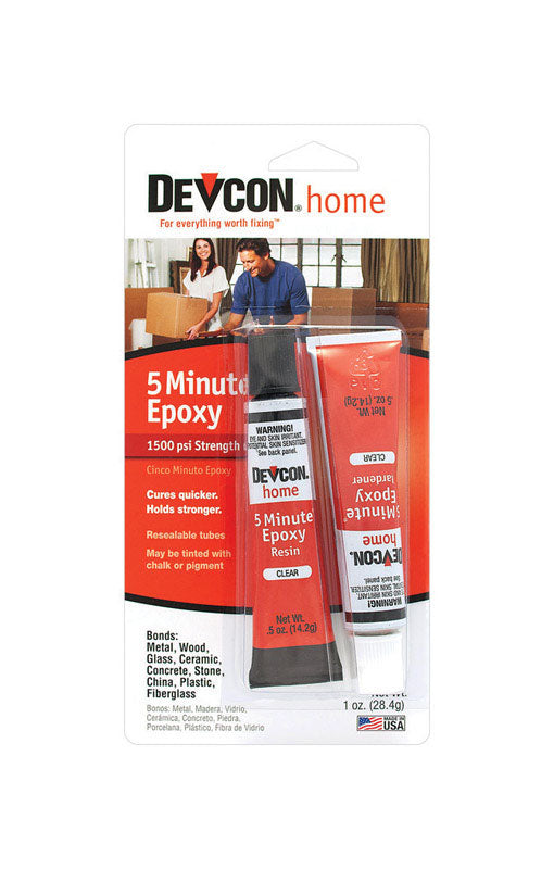 Devcon Home 5 Minute High Strength Epoxy 1 oz.