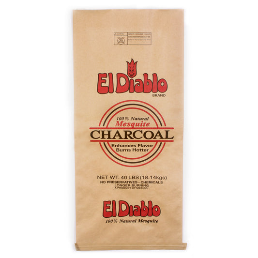 El Diablo Non Preservative Mesquite Lump Charcoal 40 lbs.