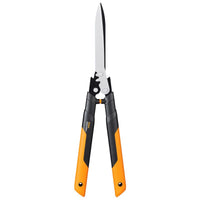 Fiskars PowerGear 1072206 Stainless Steel Straight Edge Hedge Shears