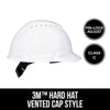 3M Pinlock Hard Hat White Vented - Open Box
