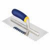 QEP 11 in. W X 4-1/2 in. L Stainless Steel Square Notched Trowel