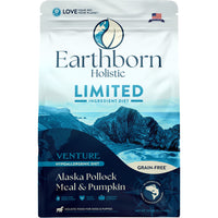 Earthborn Holistic Venture Lid Grain Free Dog Food, Pollock & Pumpkin, 25 lbs.