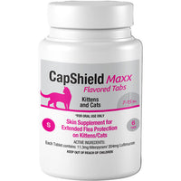 CapShield Maxx Cat Monthly Flea Supplement Chewable 7–15 lb 6 ct
