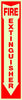 Hillman English White Fire Extinguisher Decal 18 in. H X 4 in. W (Pack of 10)