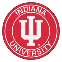 Indiana University Roundel Rug - 27in. Diameter