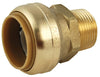 SharkBite 1 in. Push X 3/4 in. D MPT Brass Connector