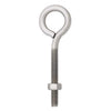 Hampton 5/16 in. x 4 in. L Stainless Steel Eyebolt Nut Included (Pack of 5)