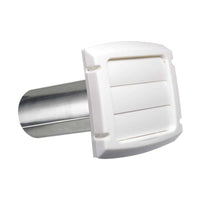 Dundas Jafine ProVent 4 in. D White Aluminum/Plastic Wall Exhaust Hood