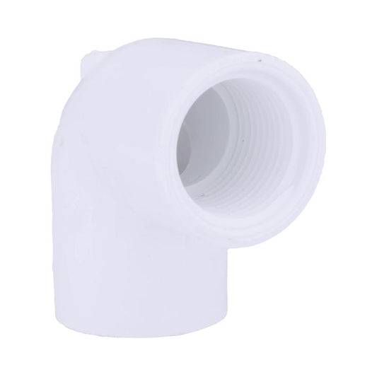 Charlotte Pipe Schedule 40 3/4 in. FPT X 3/4 in. D FPT PVC Elbow 1 pk
