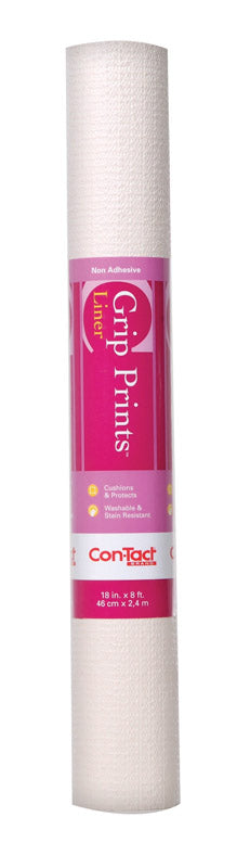 Con-Tact Brand Grip Prints 4 ft. L x 18 in. W Almond Non-Adhesive Shelf Liner (Pack of 6)