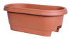Bloem 24 in. H x 24 in. W Resin Deck rail Deck Rail Planter Terracotta Clay - Deal of The Week