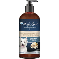 Magic Coat Professional Bright White Dog Shampoo Nourishing Oatmeal Formula 16 oz Whitening Shampoo