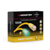 Monster Outdoor 100 ft. L Yellow Extra Heavy Duty Extension Cord