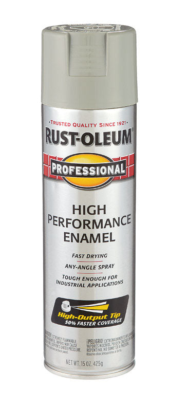 Rust-Oleum Professional Aluminum Spray Paint 15 oz. (Pack of 6)