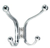 iDesign 5.5 in. L Chrome Silver Steel Small/Medium York Lyra Quad Hook 1 pk - Deal of The Week