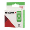 Arrow Fastener JT21 7/16 in. W x 3/8 in. L 23 Ga. Wide Crown Light Duty Staples 1000 pk (Pack of 5)