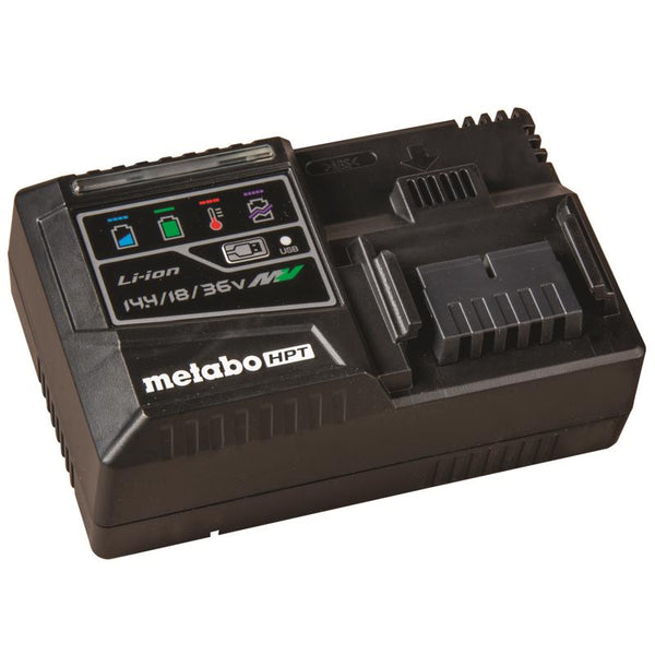 Cargador de batería de iones de litio Metabo HPT 18 V, paquete de 1