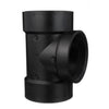 Charlotte Pipe 4 in. Hub X 4 in. D Hub ABS Flush Cleanout Tee