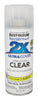 Rust-Oleum Painter's Touch Ultra Cover Semi-Gloss Clear Spray Paint 12 oz. (Pack of 6)