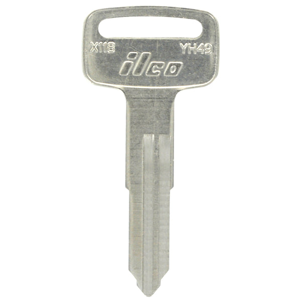 Llave en blanco Hillman Automotive YM60 doble para Yamaha (paquete de 10).