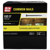 Grip-Rite 10D 3 in. Framing Bright Steel Nail Flat 5 lb. (Pack of 6)