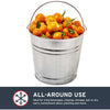 Behrens 12 qt Galvanized Pail Silver