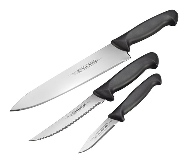 Tramontina Cook's Knife Set, Pack of 4