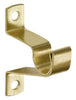 Kenney Brass Brass Cafe Curtain Rod Bracket