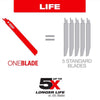 Diablo 6 in. Bi-Metal Medium Metal Reciprocating Saw Blade 14/18 TPI 1 pk