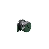 Hessaire 1.25 in. H X 1.25 in. D Black Plastic Drain Cap Assembly