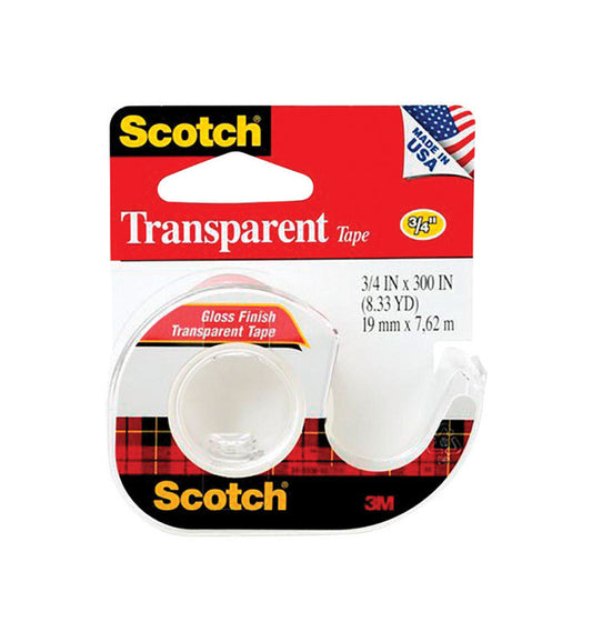 Scotch 3/4 in. W X 300 in. L Tape Clear (Pack of 12).