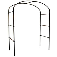 Gardman 75 in. H Black Steel Arbor