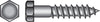 Hillman 1/2 in. X 3-1/2 in. L Hex Hot Dipped Galvanized Steel Lag Screw 25 pk