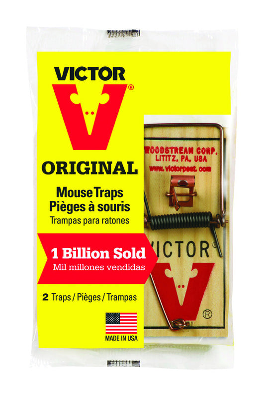 Victor Snap Trap For Mice 2 pk (Pack of 36)
