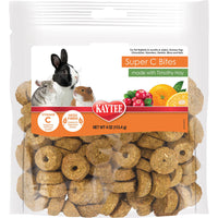 Kaytee Timothy Baked Biscuits with Vitamin C Small Animal Treats Cranberry & Orange 4 oz