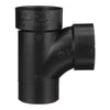 Charlotte Pipe 3 in. Hub X 3 in. D Hub ABS Sanitary Street Tee