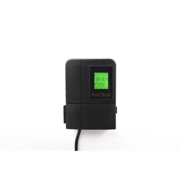 Transformador LED de bajo voltaje negro mate Moonrays de 50 W, paquete de 1