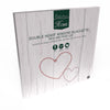 Celebrations Double Heart Silhouette Window Decor Metal 1 pk
