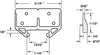 Prime Line Plastic Drawer Track Guide Replacement Kit 1-3/16 L in.