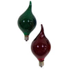 Celebrations Incandescent G45 Green/Red 2 ct Replacement Christmas Light Bulbs 0.08 ft.