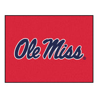 University of Mississippi (Ole Miss) Red Rug - 34 in. x 42.5 in.