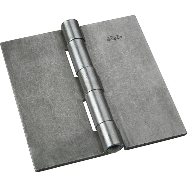 560 5" SQR Weldable Surface Door Hinge NRP 1/pk - Plain Steel