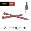 Deck Plus No. 10  x 3 in. L Star Flat Head Composite Deck Screws 5 lb.