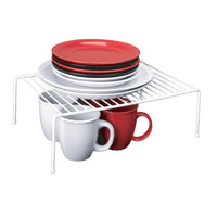Grayline 5 in. H X 15 in. W X 10 in. L PE Coated White Storage Shelf