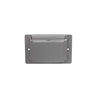 Sigma Engineered Solutions Rectangle Die-Cast Metal 1 gang 2.83 in. H X 4.57 in. W Horizontal GFCI C
