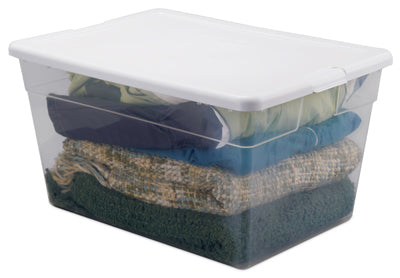 Sterilite 16598008 56 Quart Clear Storage Box (Pack of 8)