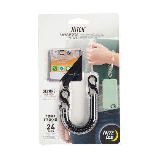 Nite Ize Hitch Black Phone Anchor and Tether For All Smartphones