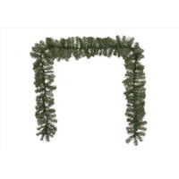 Holiday Bright Lights 8 in. D X 9 ft. L Traditional Pine Christmas Garland (Pack of 12).